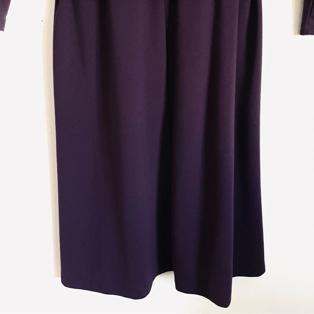 Lands' End Ponte Faux Wrap Mini Dress Size S (6 - 8) EUC - Picture 12 of 12